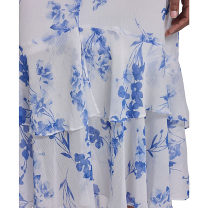 Tommy Hilfiger Women's Flutter-Sleeve V-Neck Midi Dress
