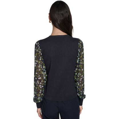 Tommy Hilfiger Women's Mixed Media V-Neck Sweater