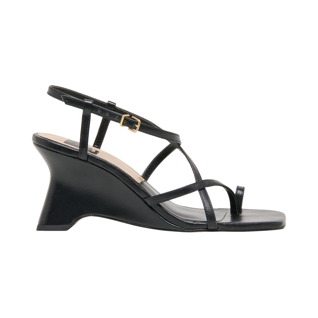 Dolce Vita Women's Aylee Toe Ring Strappy Dressy Wedge Sandals