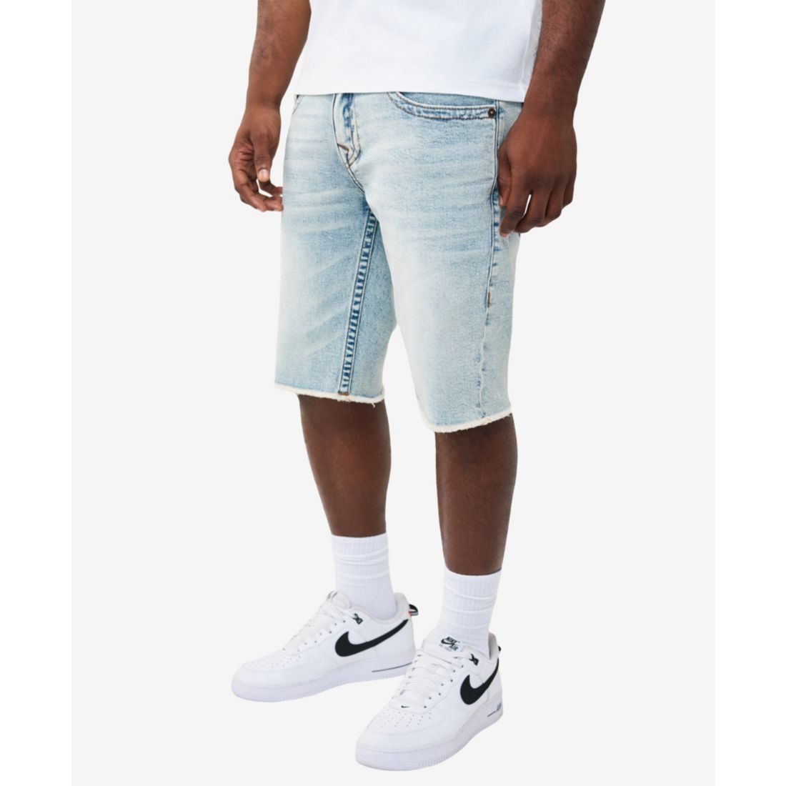True Religion Men's Straight-Fit Hem Shorts