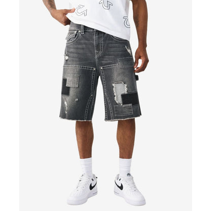 True Religion Men's Regular-Fit Carpenter Fray Shorts