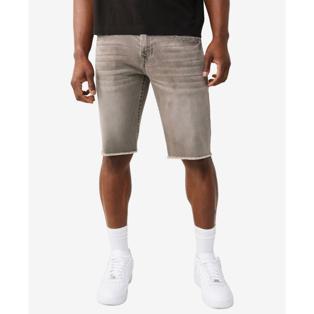True Religion Men's Straight-Fit Zip Fly Shorts