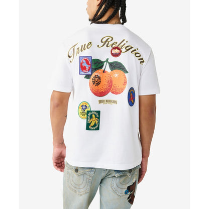 True Religion Men's Short-Sleeve Orchard Stamps T-Shirt