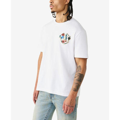 True Religion Men's Short-Sleeve Garden Horseshoe T-Shirt