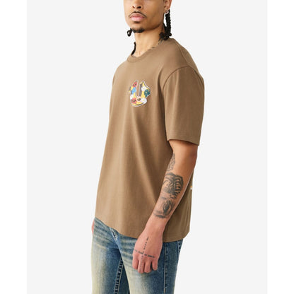 True Religion Men's Short-Sleeve Garden Horseshoe T-Shirt
