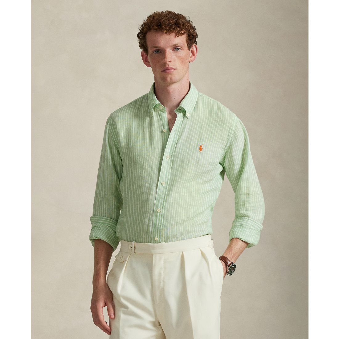 Polo Ralph Lauren Men's Classic Fit Linen Shirt