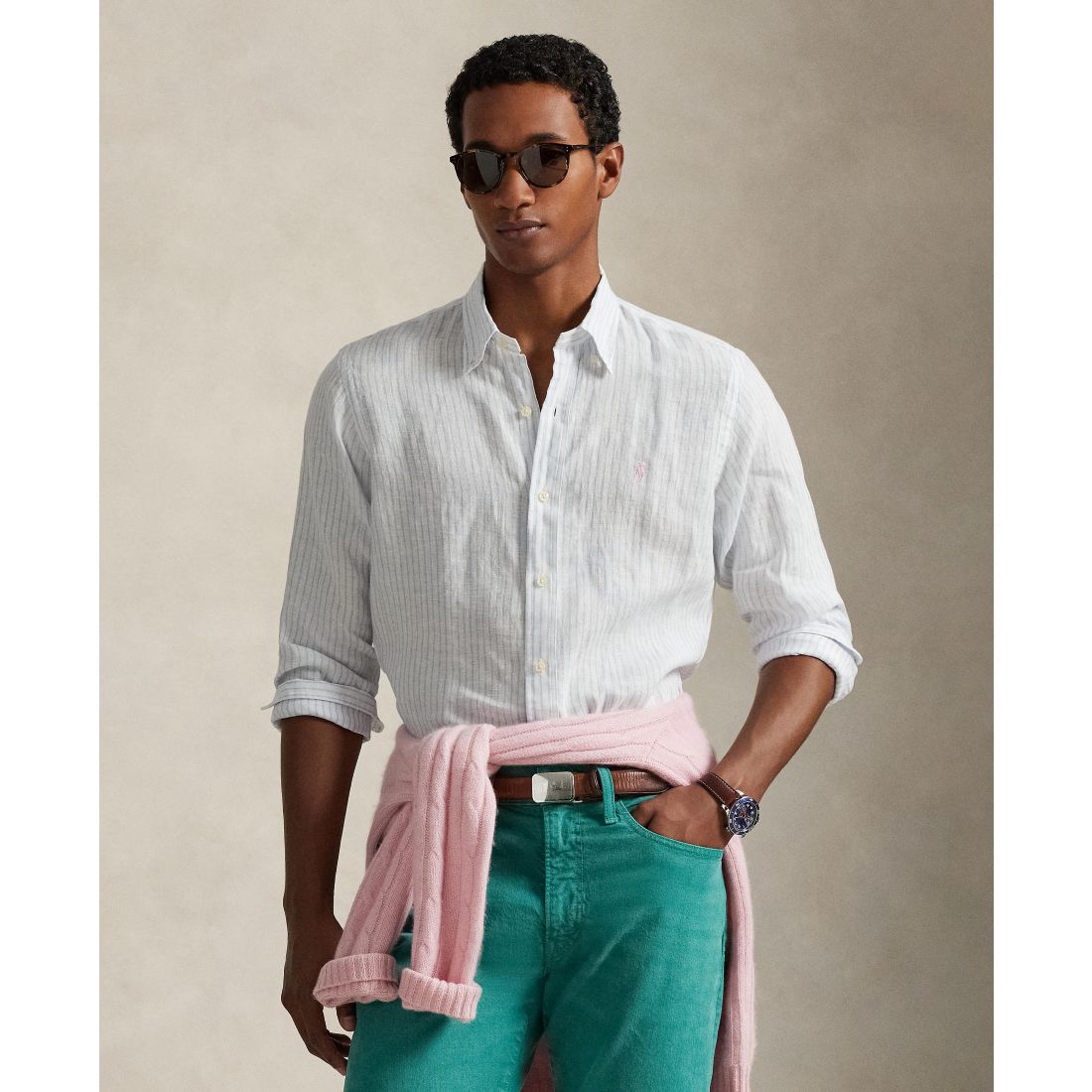 Polo Ralph Lauren Men's Classic Fit Linen Shirt