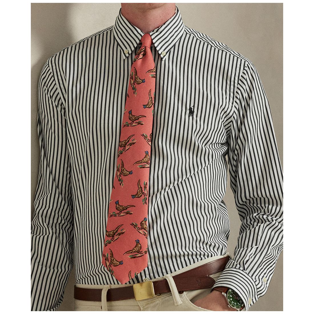 Polo Ralph Lauren Men's Classic-Fit Striped Broadcloth Shirt