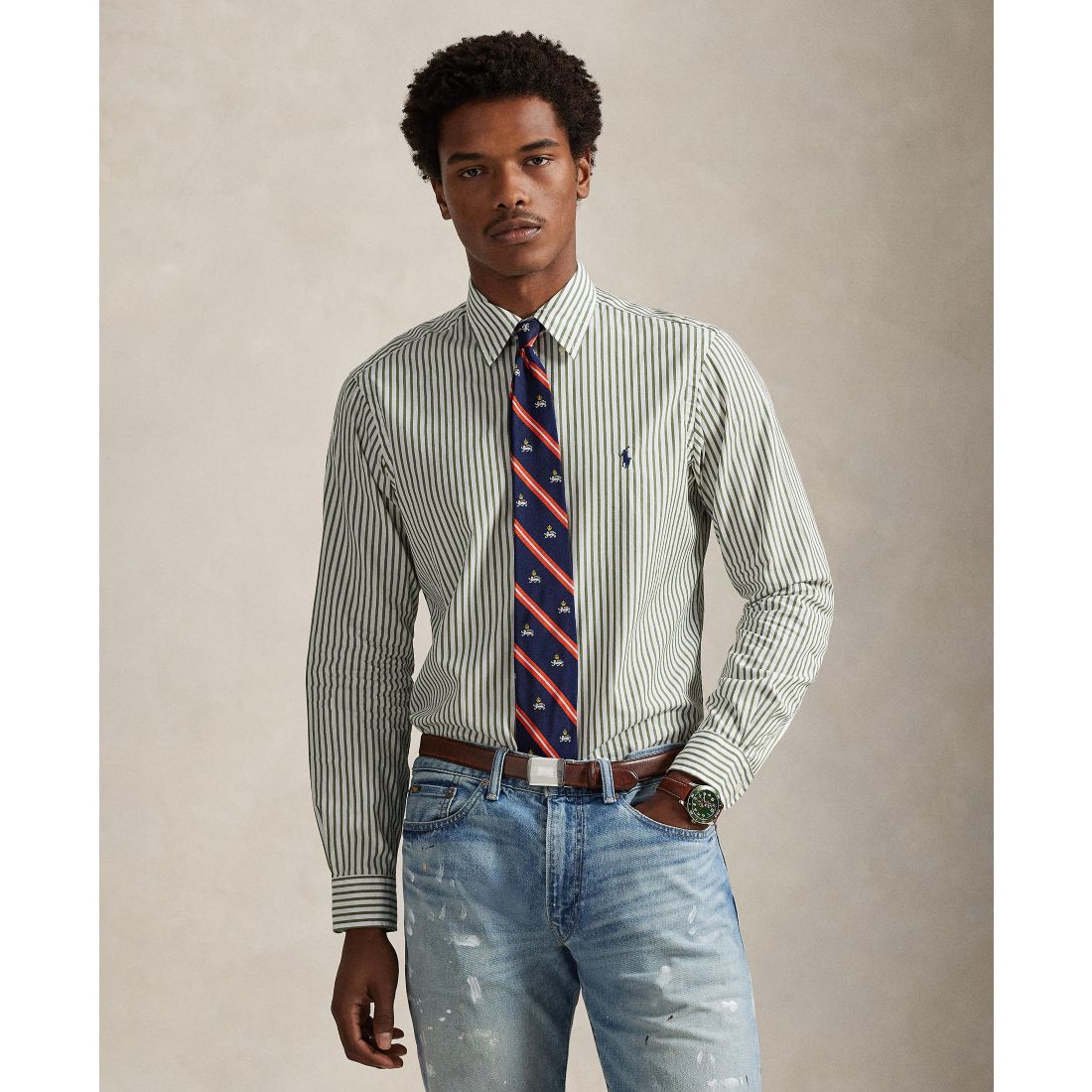 Polo Ralph Lauren Men's Classic-Fit Striped Broadcloth Shirt