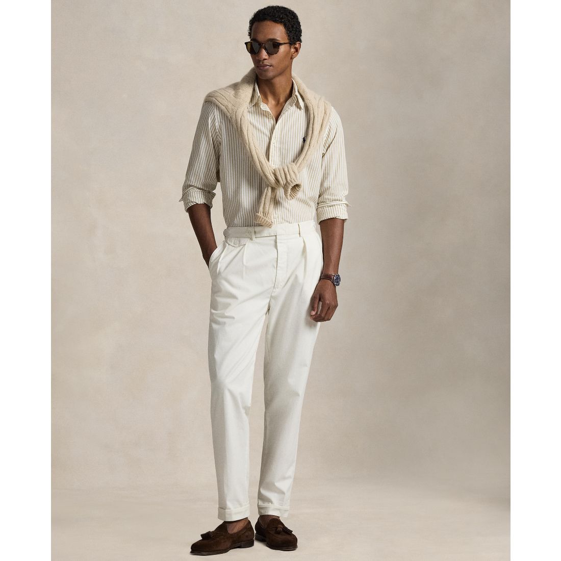 Polo Ralph Lauren Men's Classic-Fit Striped Broadcloth Shirt