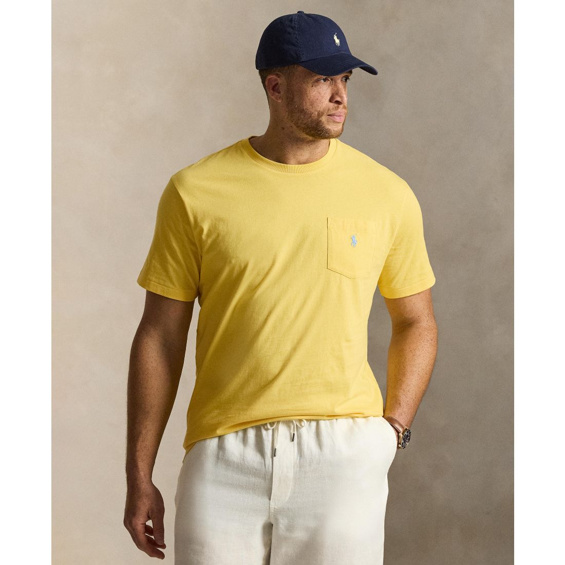Polo Ralph Lauren Men's Big & Tall Crew-Neck Pocket T-Shirt