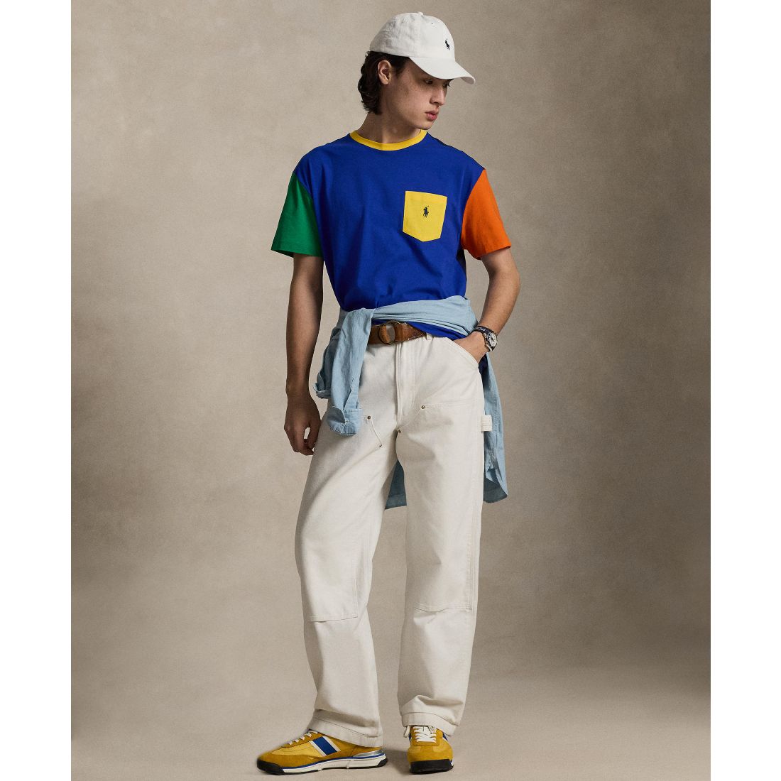 Polo Ralph Lauren Men's Classic-Fit Striped Cotton Jersey T-Shirt