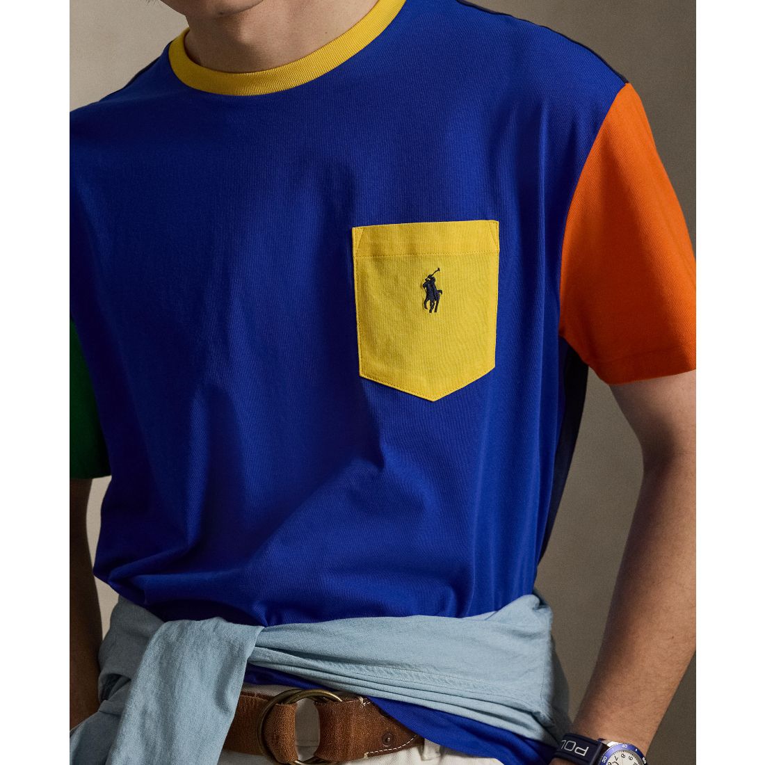 Polo Ralph Lauren Men's Classic-Fit Striped Cotton Jersey T-Shirt