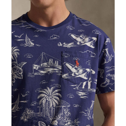 Polo Ralph Lauren Men's Classic-Fit Striped Cotton Jersey T-Shirt