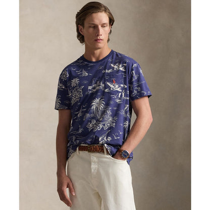 Polo Ralph Lauren Men's Classic-Fit Striped Cotton Jersey T-Shirt