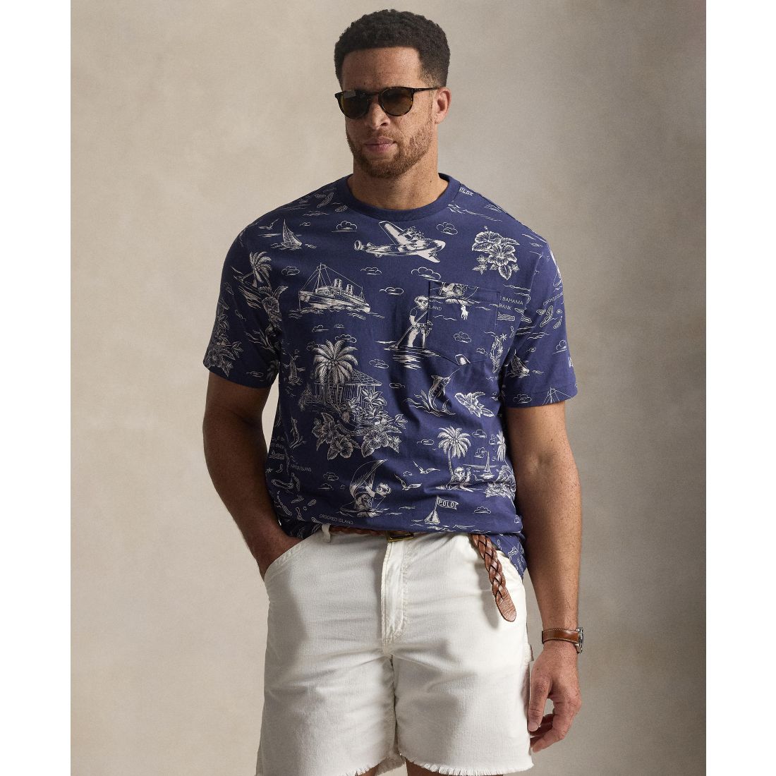 Polo Ralph Lauren Men's Big & Tall Short-Sleeve Polo Bear Jersey T-Shirt