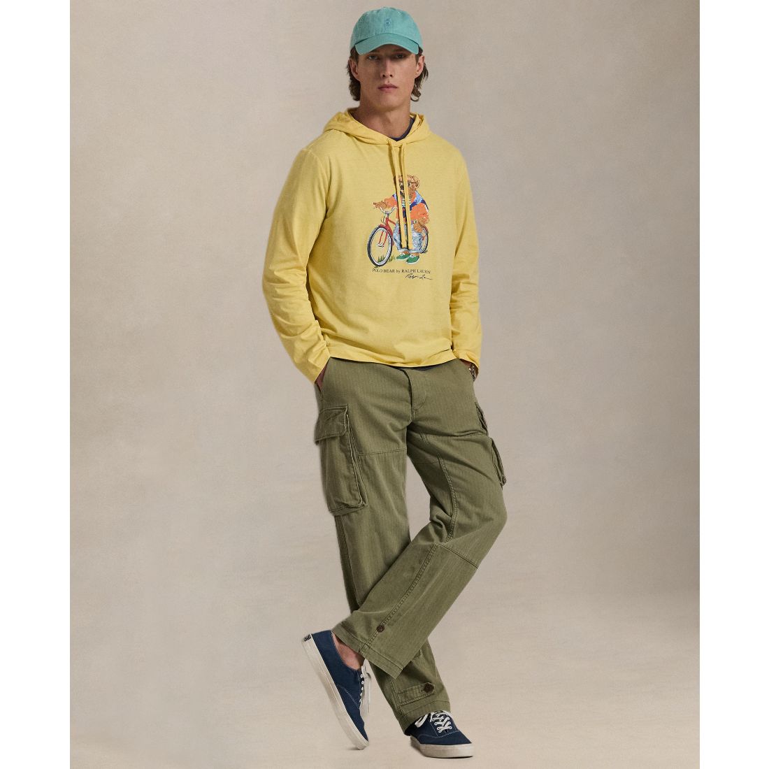 Polo Ralph Lauren Men's Long-Sleeve Hooded T-Shirt