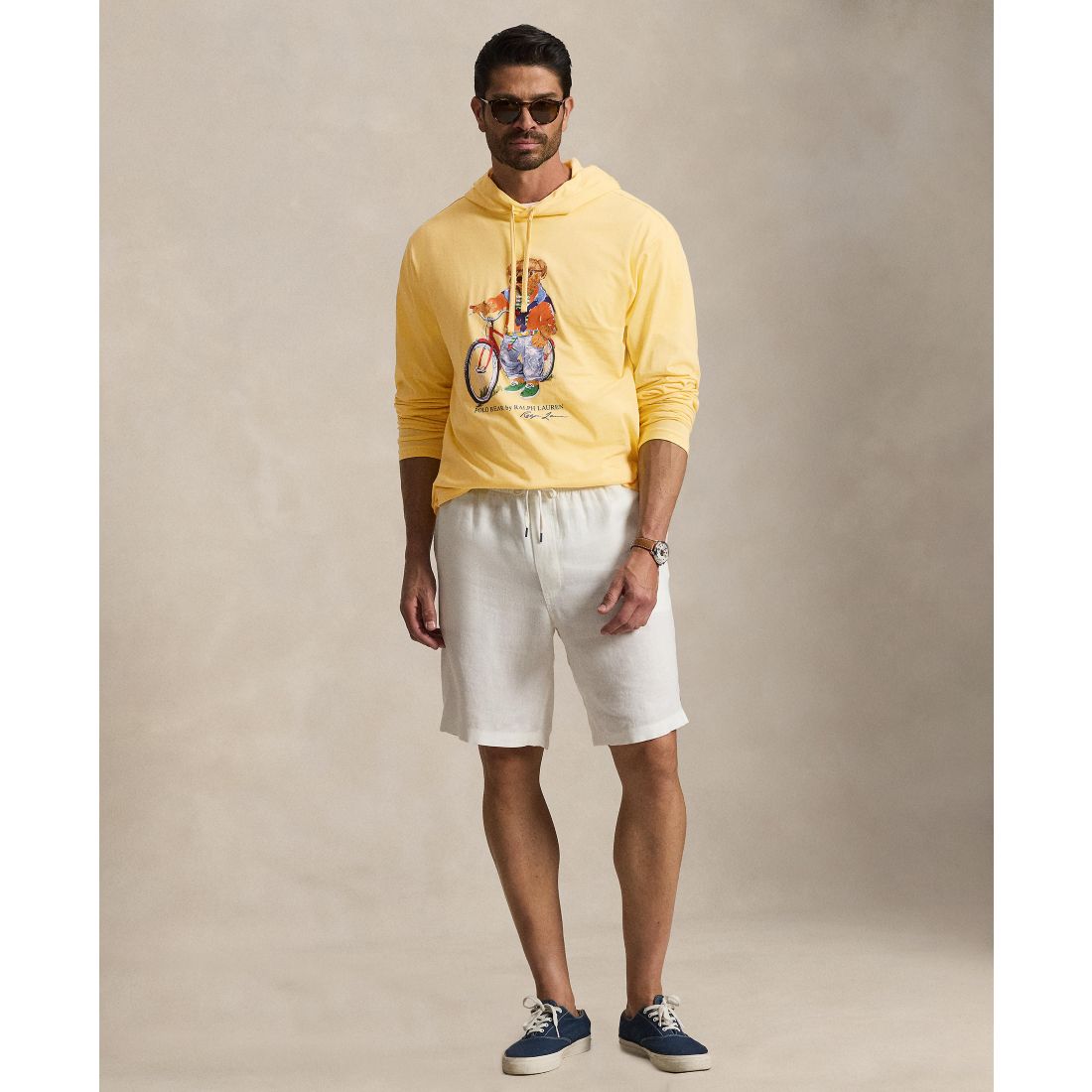 Polo Ralph Lauren Men's Big & Tall Polo Bear Jersey Hooded T-Shirt