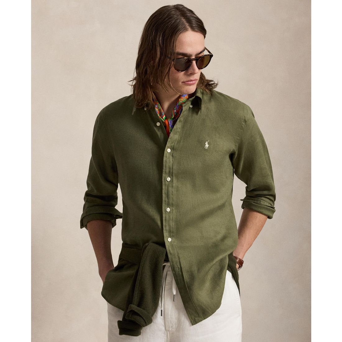 Polo Ralph Lauren Men's Classic Fit Linen Shirt