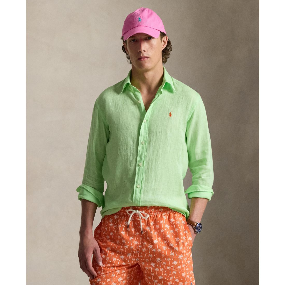 Polo Ralph Lauren Men's Classic Fit Linen Shirt