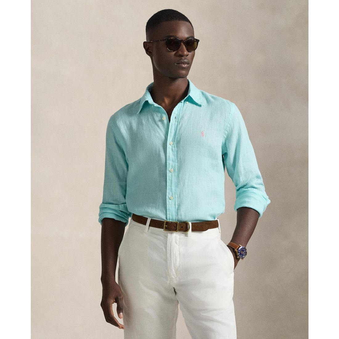 Polo Ralph Lauren Men's Classic Fit Linen Shirt