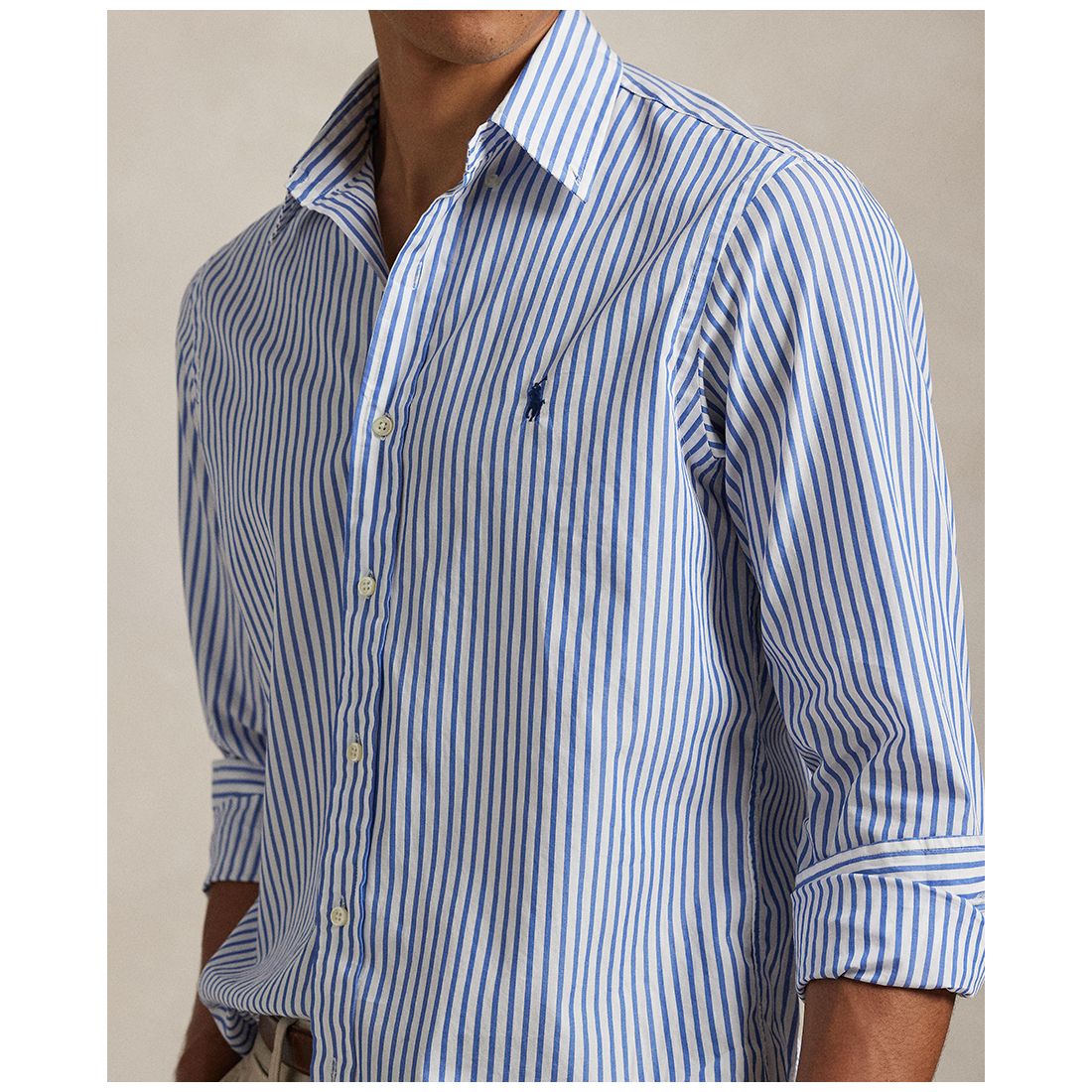 Polo Ralph Lauren Men's Classic-Fit Striped Broadcloth Shirt