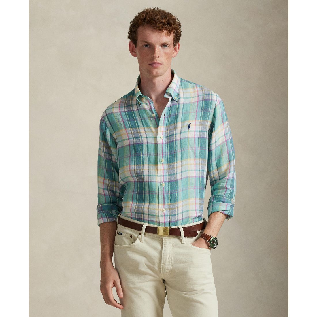 Polo Ralph Lauren Men's Classic Fit Linen Shirt