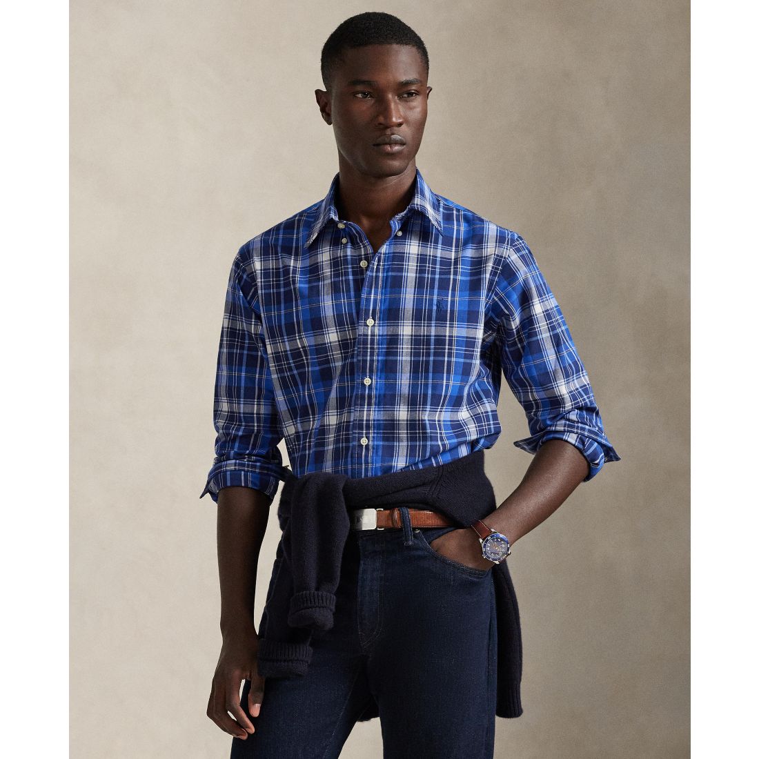 Polo Ralph Lauren Men's Classic-Fit Plaid Performance Shirt