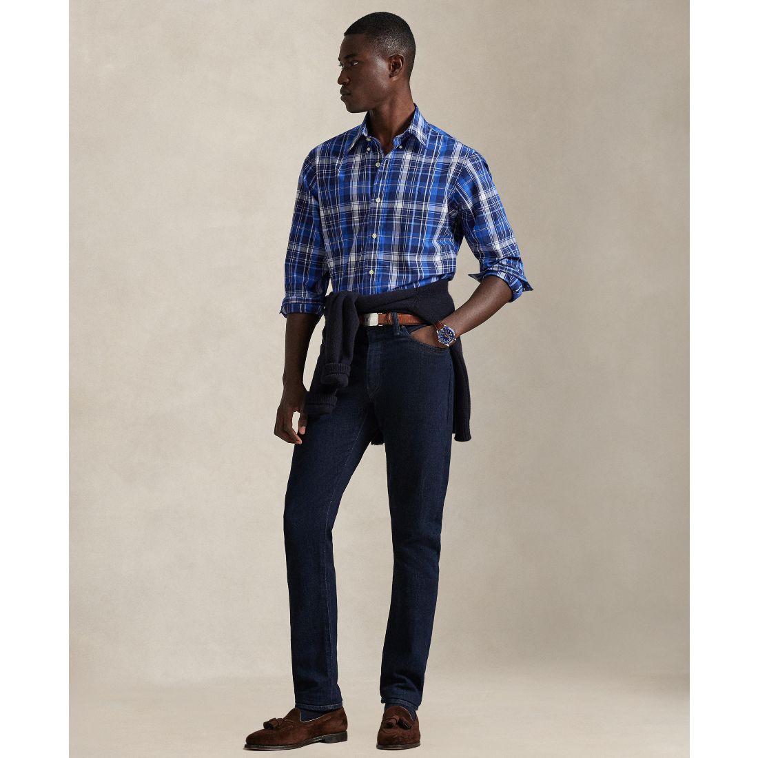 Polo Ralph Lauren Men's Classic-Fit Plaid Performance Shirt