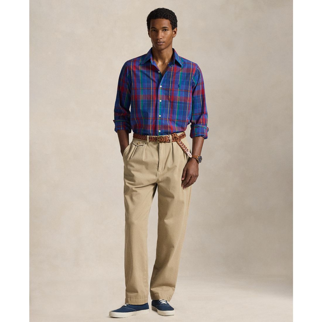 Polo Ralph Lauren Men's Classic-Fit Plaid Performance Shirt