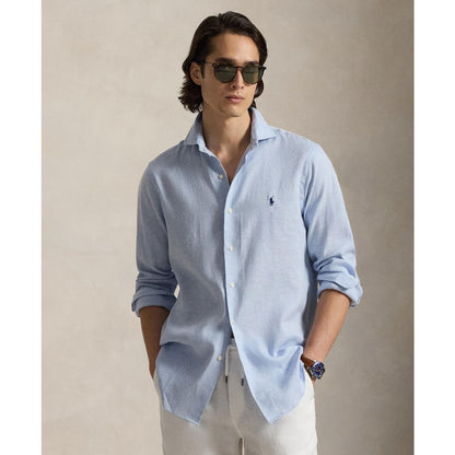 Polo Ralph Lauren Men's Classic-Fit Herringbone Pattern Shirt