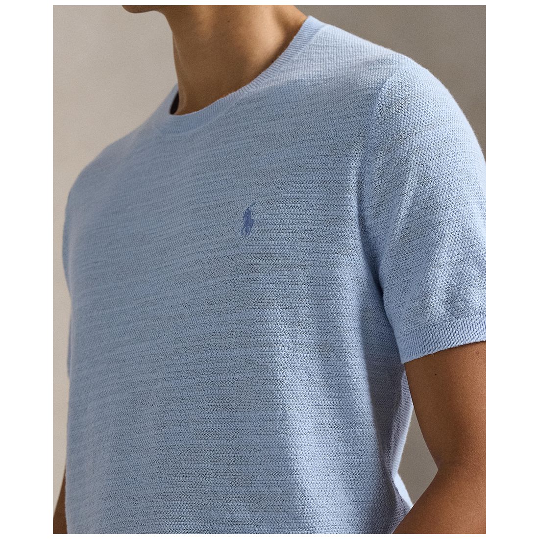 Polo Ralph Lauren Men's Textured Lightweight Sweater T-Shirt