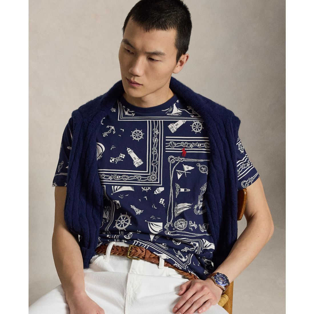 Polo Ralph Lauren Men's Printed Crewneck T-Shirt