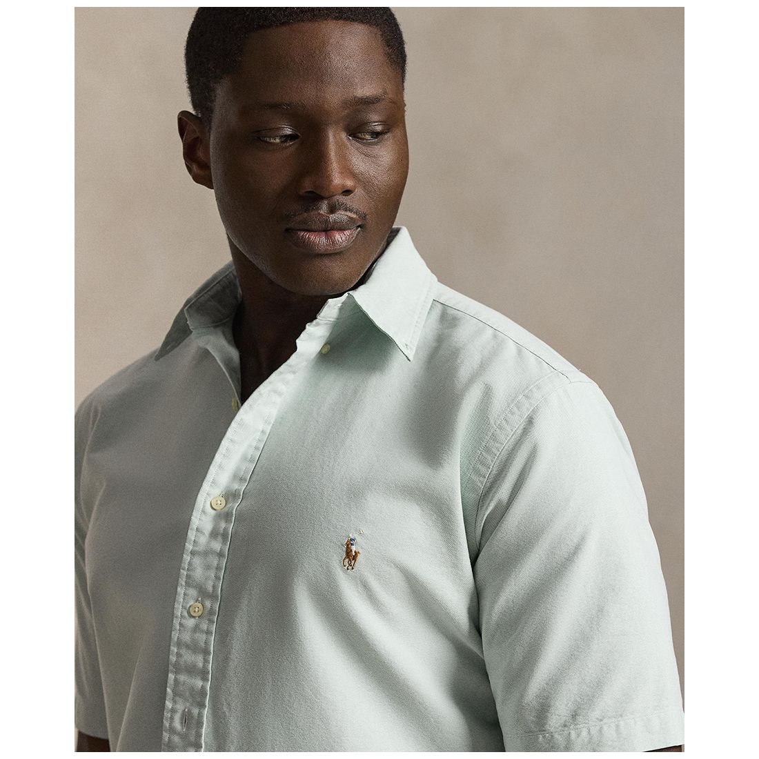 Polo Ralph Lauren Men's Big & Tall Short-Sleeve Oxford Shirt