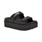 Guess Womens Faxon Platform Lug Sole Footbed Sandals
