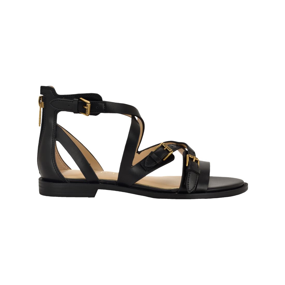 Guess Women's Yaris Strappy Buckled Gladiator Sandals