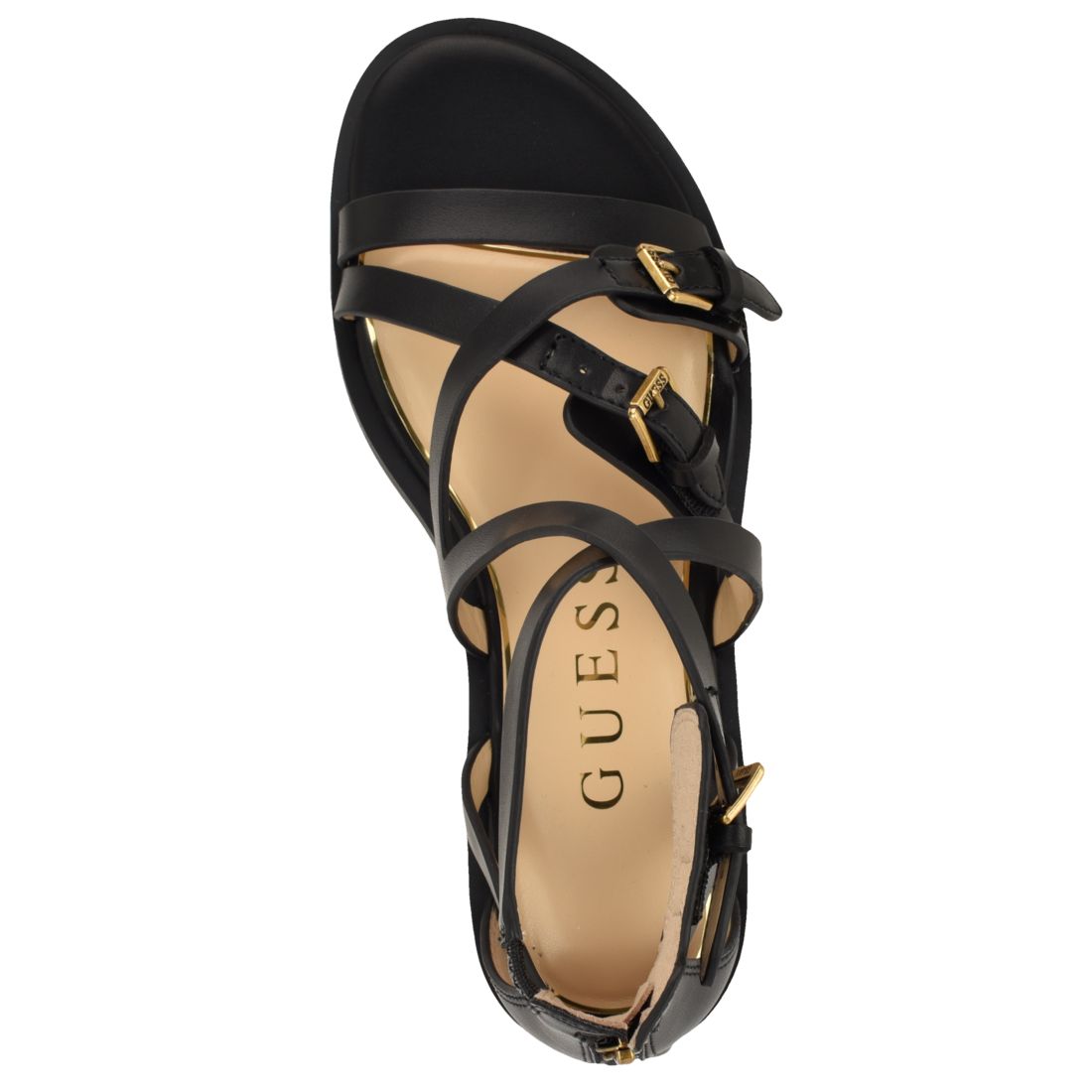 Guess Women's Yaris Strappy Buckled Gladiator Sandals