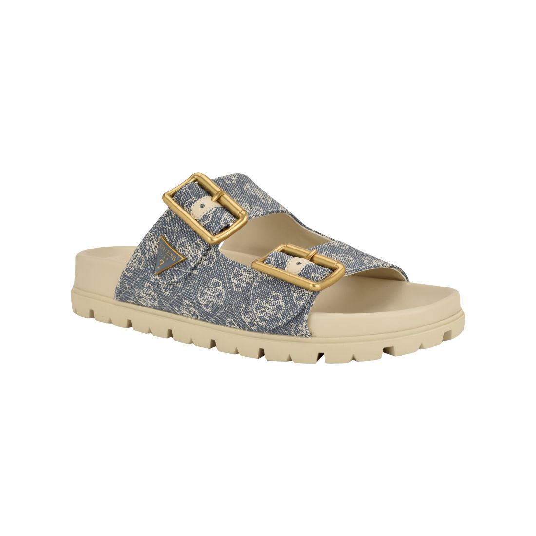 Guess Women's Fasten Double-Buckle Footbed Sandals