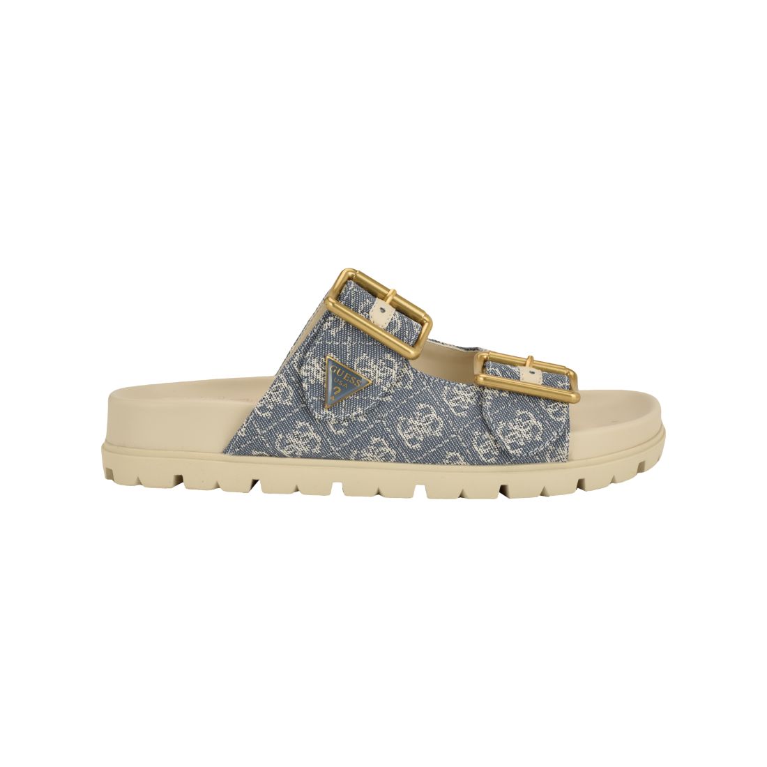 Guess Women's Fasten Double-Buckle Footbed Sandals