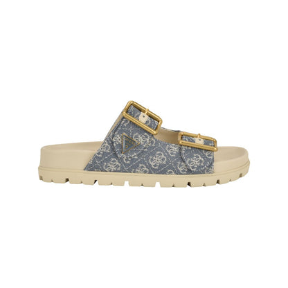 Guess Women's Fasten Double-Buckle Footbed Sandals