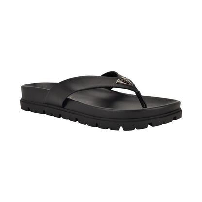 Guess Women's Davelle Lug Sole Logo Thong Sandals