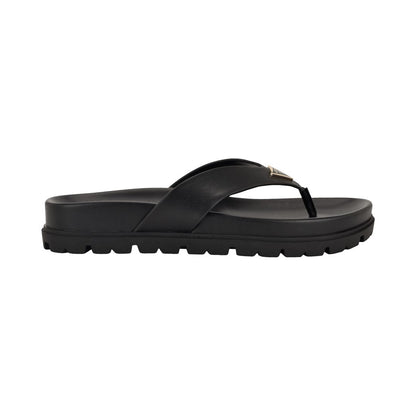 Guess Women's Davelle Lug Sole Logo Thong Sandals