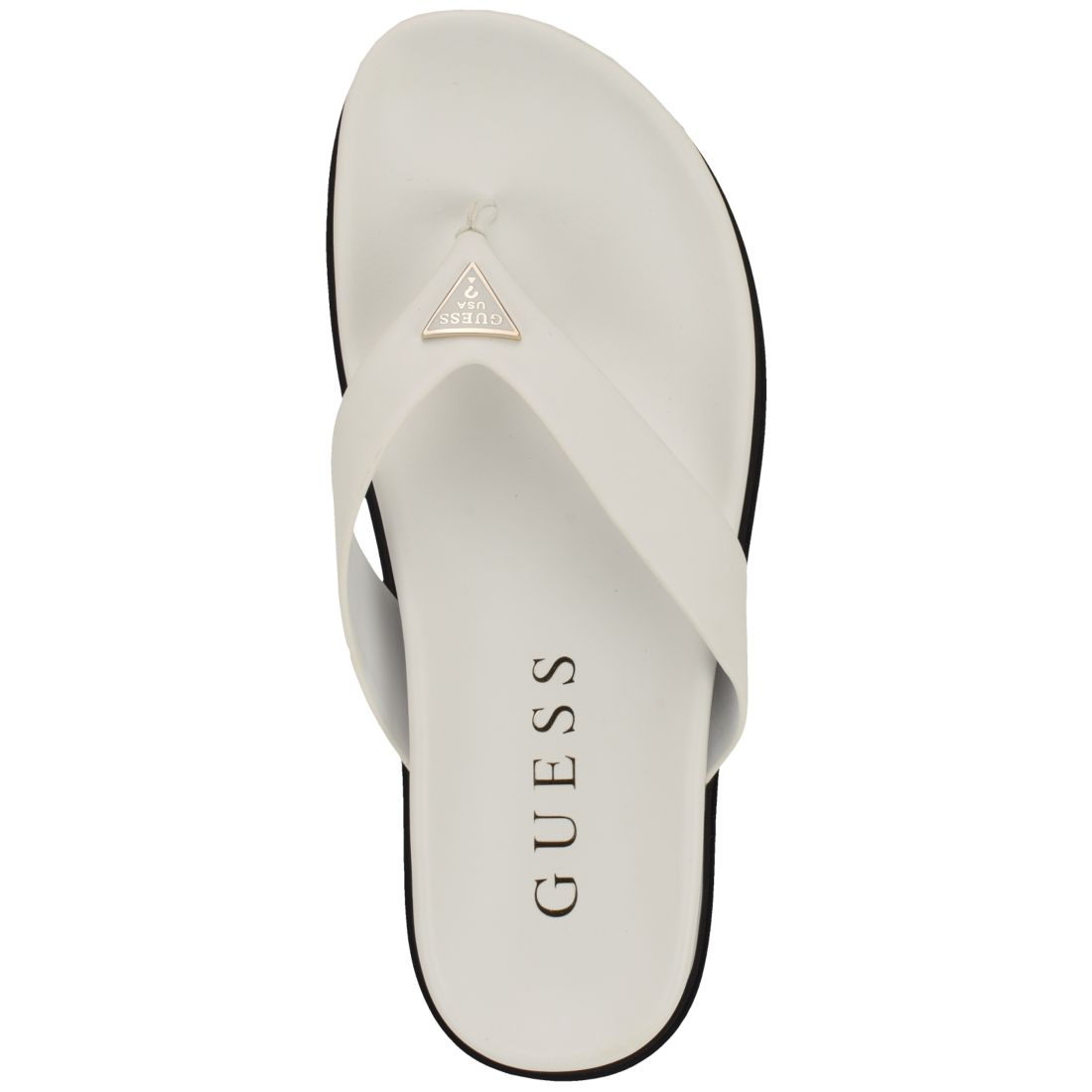 Guess Women's Davelle Lug Sole Logo Thong Sandals