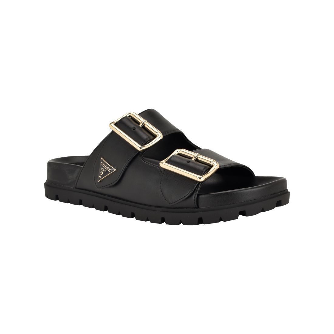 Guess Women's Fasten Double-Buckle Footbed Sandals