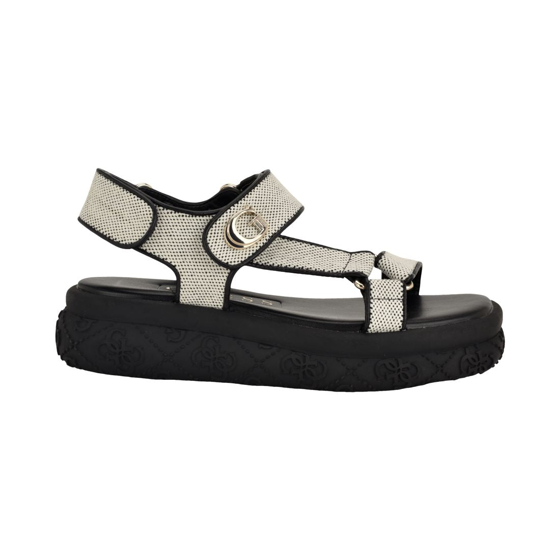 Guess Women's Lanara Quattro G Sporty Platform Footbed Sandals