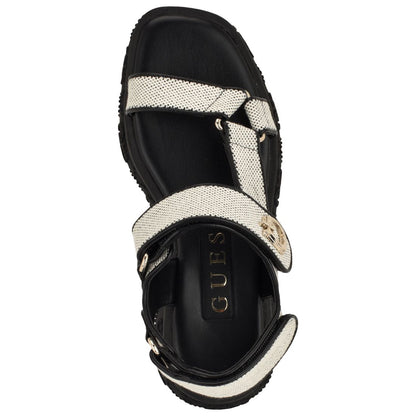 Guess Women's Lanara Quattro G Sporty Platform Footbed Sandals
