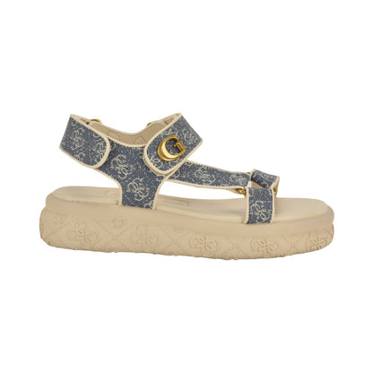 Guess Women's Lanara Quattro G Sporty Platform Footbed Sandals