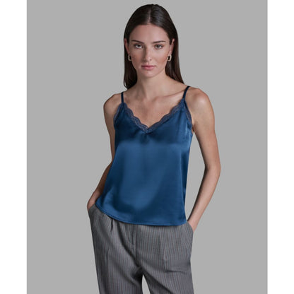 Bcbg Women's Lace Sleeveless V-Neck Cami Blouse