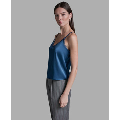 Bcbg Women's Lace Sleeveless V-Neck Cami Blouse