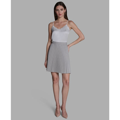 Bcbg Women's Pleated Pull-On Mini Skirt